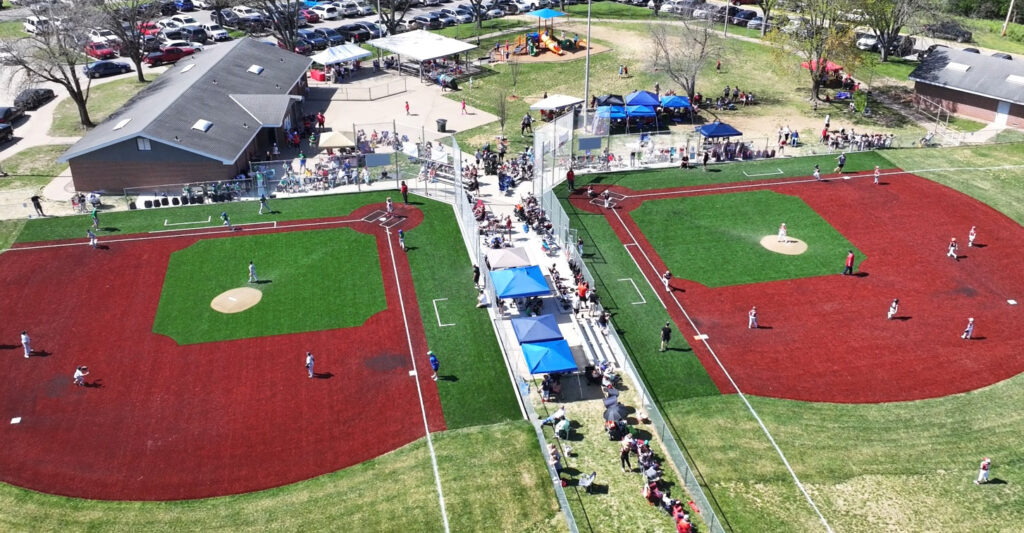 The Short Porch fields deep inside Wavering Moorman Recreation Complex